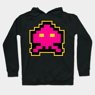 Pink Alien 8 Bit Hoodie